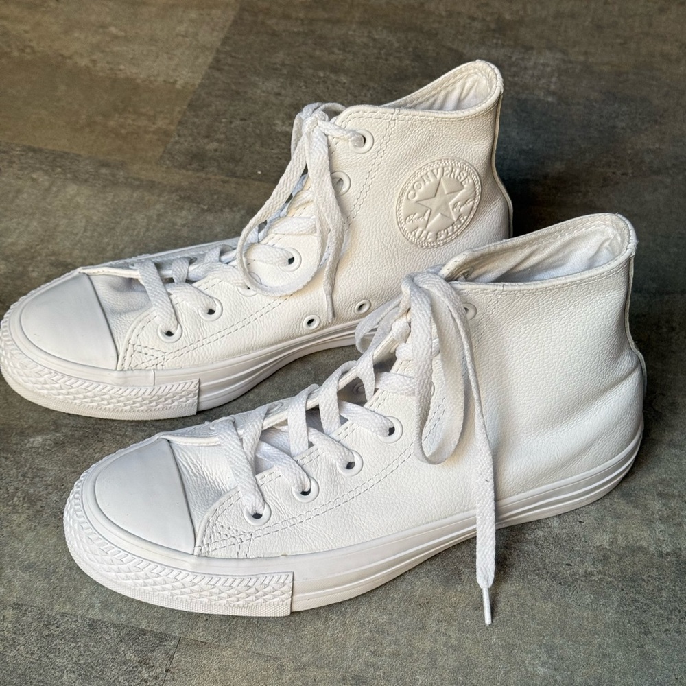 Converse White High-Top Sneakers